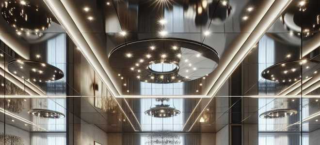 Зеркальные натяжные потолки: как добавить света, пространства и характера в квартиру