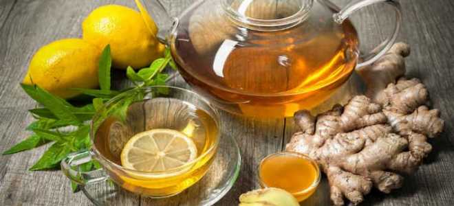 Имбирный чай с медом и лимоном для повышения иммунитета