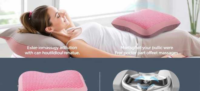 Массажные подушки: комфорт и здоровье прямо у вас дома