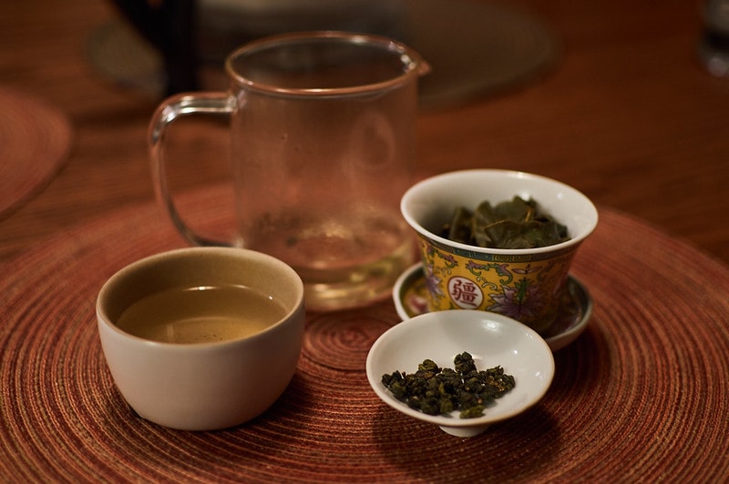 Приготовление чая улун
