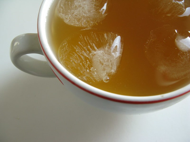 Имбирный чай со льдом
