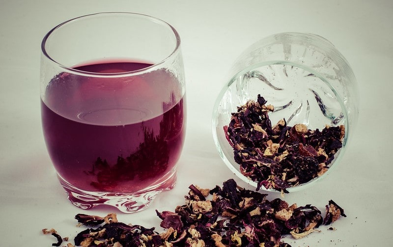 Красный чай (фруктовый и каркаде)