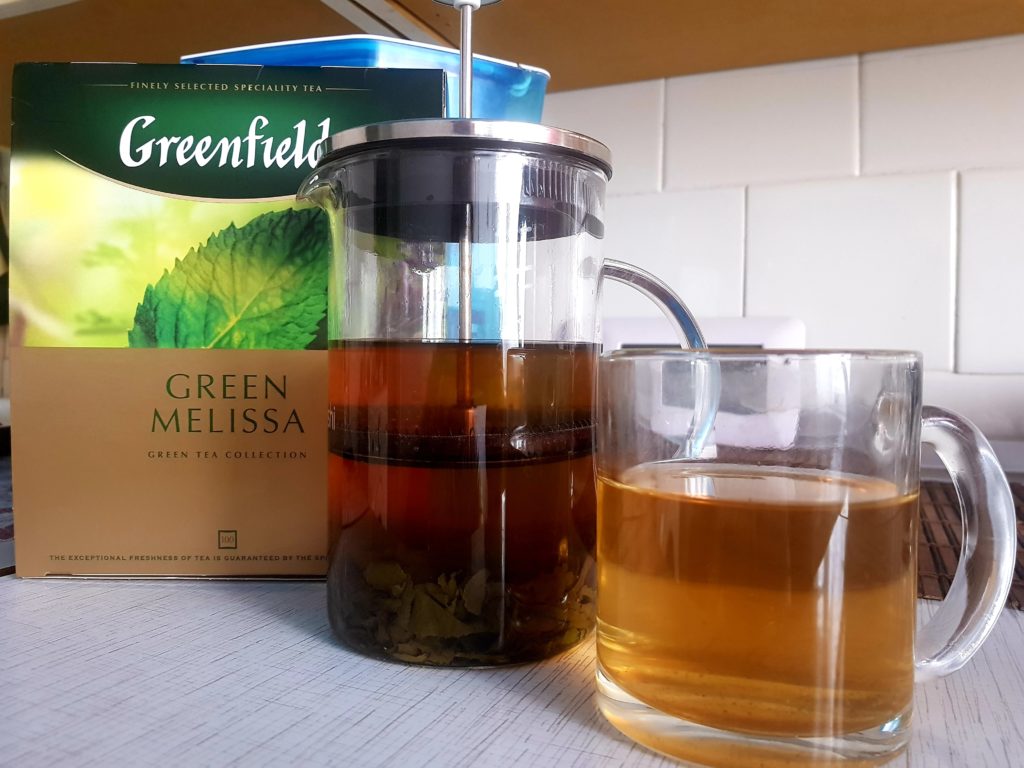 Зеленый чай с мелиссой