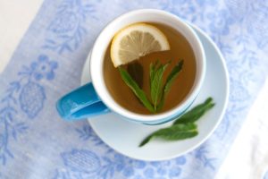 Зеленый чай с мятой и лимоном