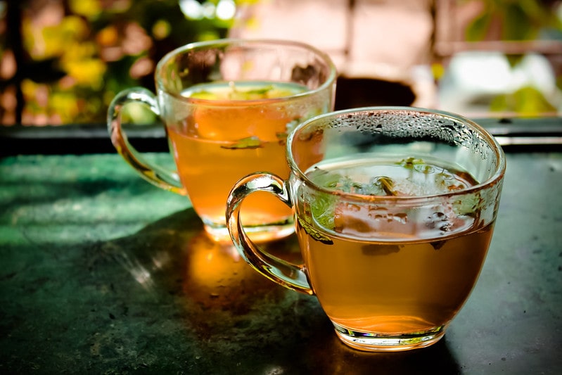 Чай зеленый с мятой