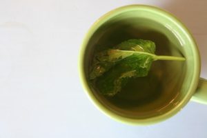 классический зеленый чай с мятой
