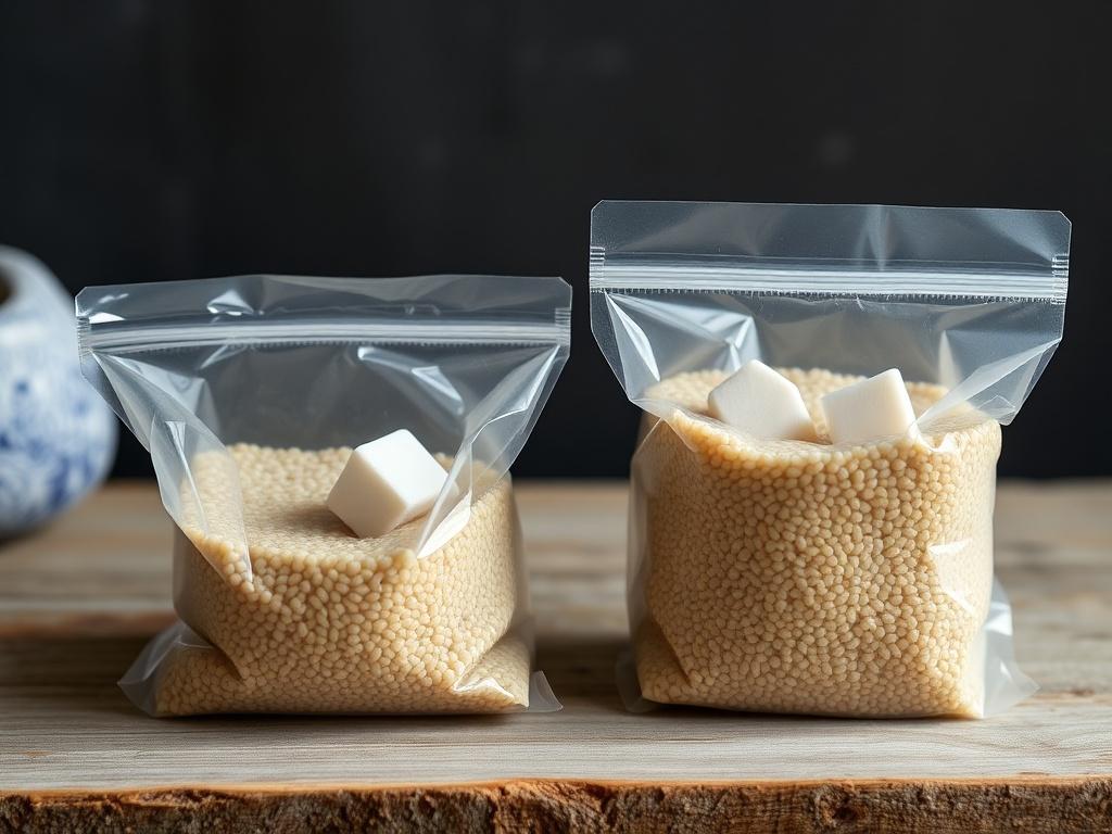 Buckwheat porridge in retort pouchesфото
